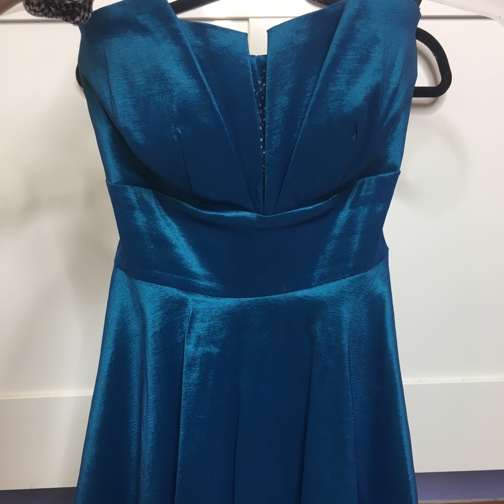 Teal cocktail dress SMALL